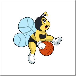 Bee Basketball player Basketball Posters and Art